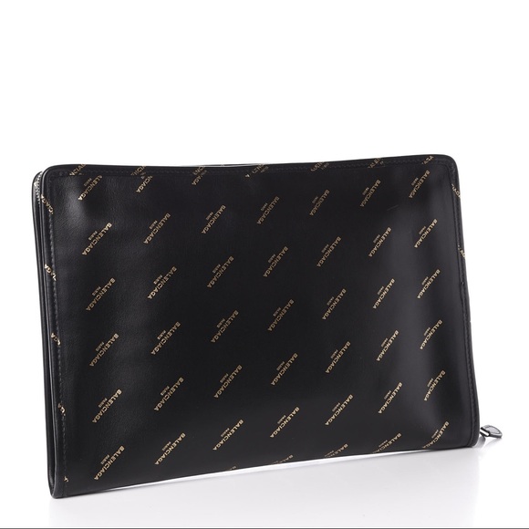 Balenciaga All Over Logo Pouch - Picture 2 of 10